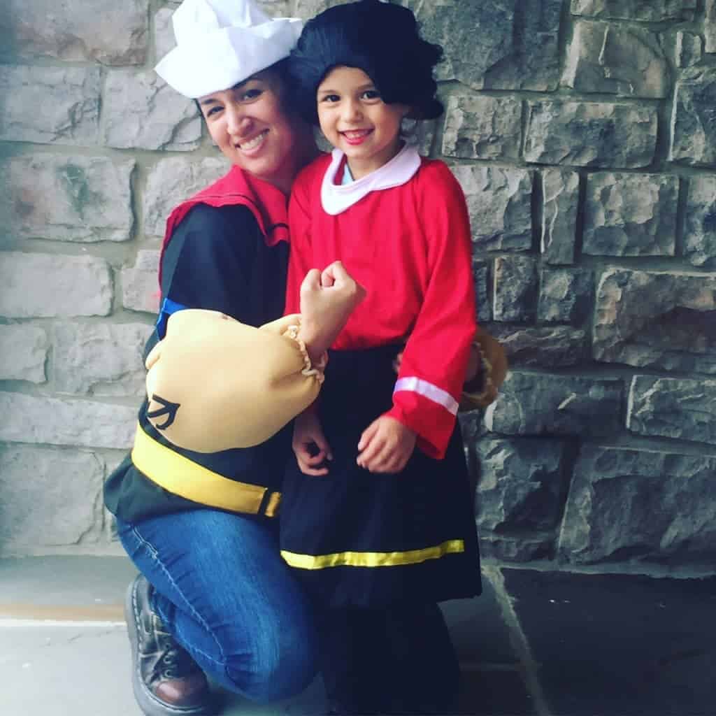 Popeye and Olive Oyl Bus Stop Costumes