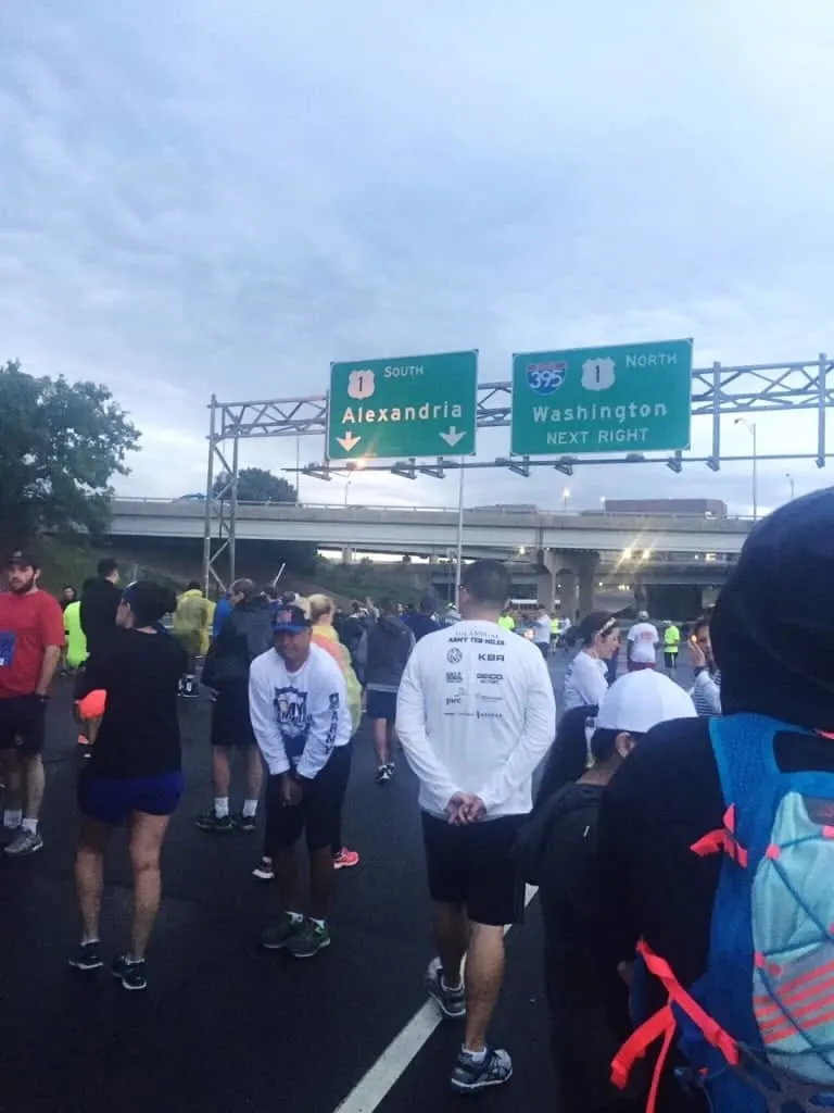 Army Ten Miler Race corrals
