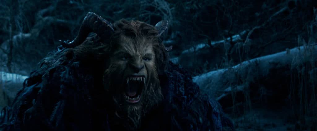 Some scenes may be tense for children in Beauty and the Beast.