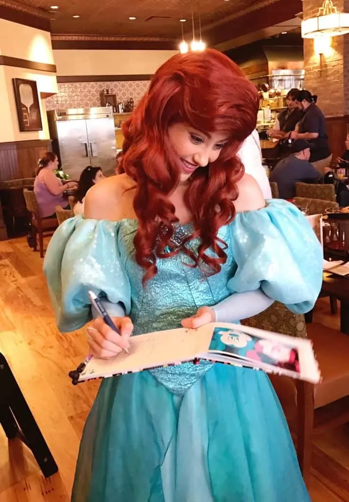 Dine with Ariel and Prince Eric at Disney's Bon Voyage Character Breakfast in Walt Disney World!