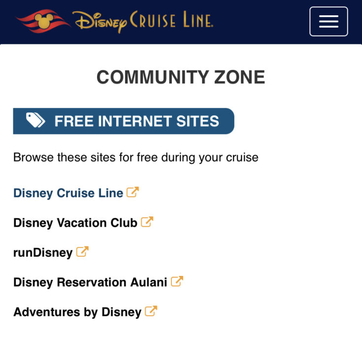 disney cruise wifi price