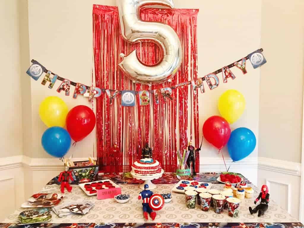 When looking for Superhero party ideas, go simple. It's just as fun!
