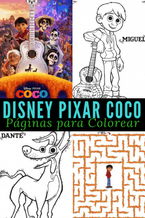 Free Printable Pixar COCO Coloring Pages