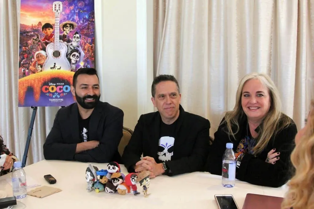 Coco Directors and Producers Lee Unkrich, Adrian Molina, and Darla K.Anderson talk about why they make us cry in Coco.