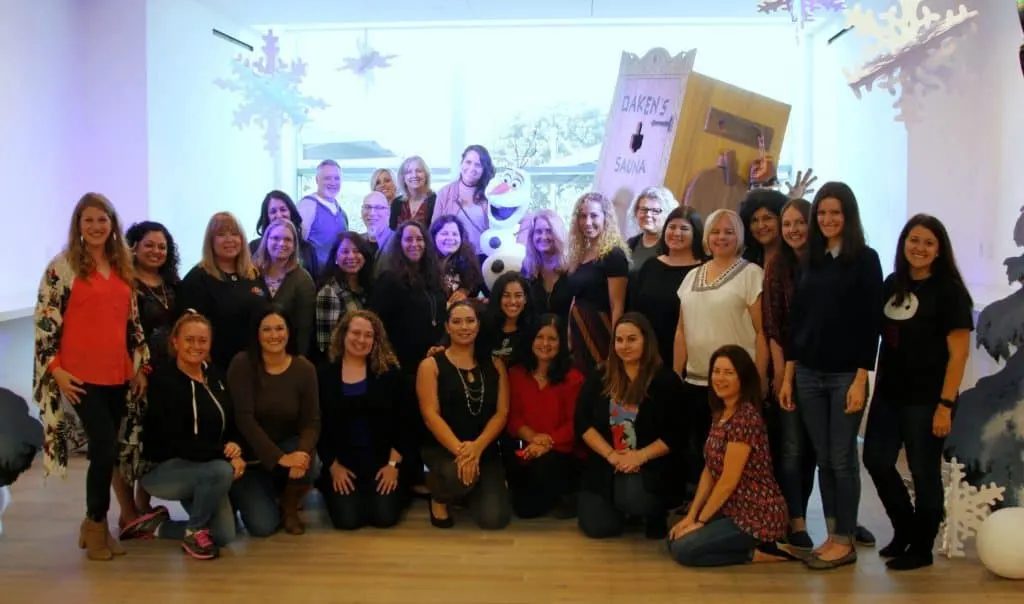 25 bloggers were able to chat and interview the directors and songwriters of Olaf's Frozen Adventure