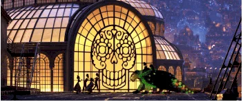 The skull motif is an Easter Egg in Coco. Did you see it?