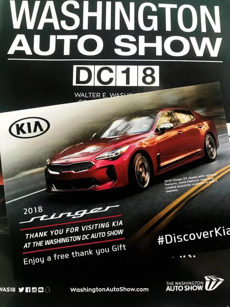 Check out the Kia Ride and Drive at the Washington Auto Show.