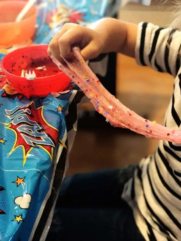 Knead your Avengers slime to get a really good consistency.