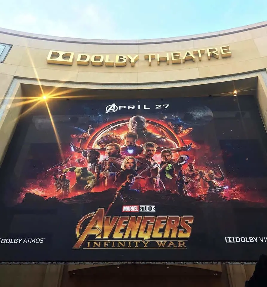 Avengers Infinity War Premiere at the Dolby - dream come true!
