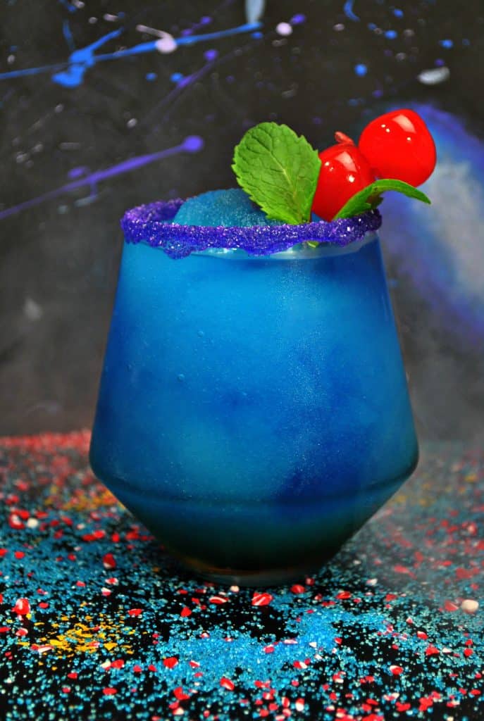 If you're having a Black Panther party, then make this frozen drink recipe for your guests!