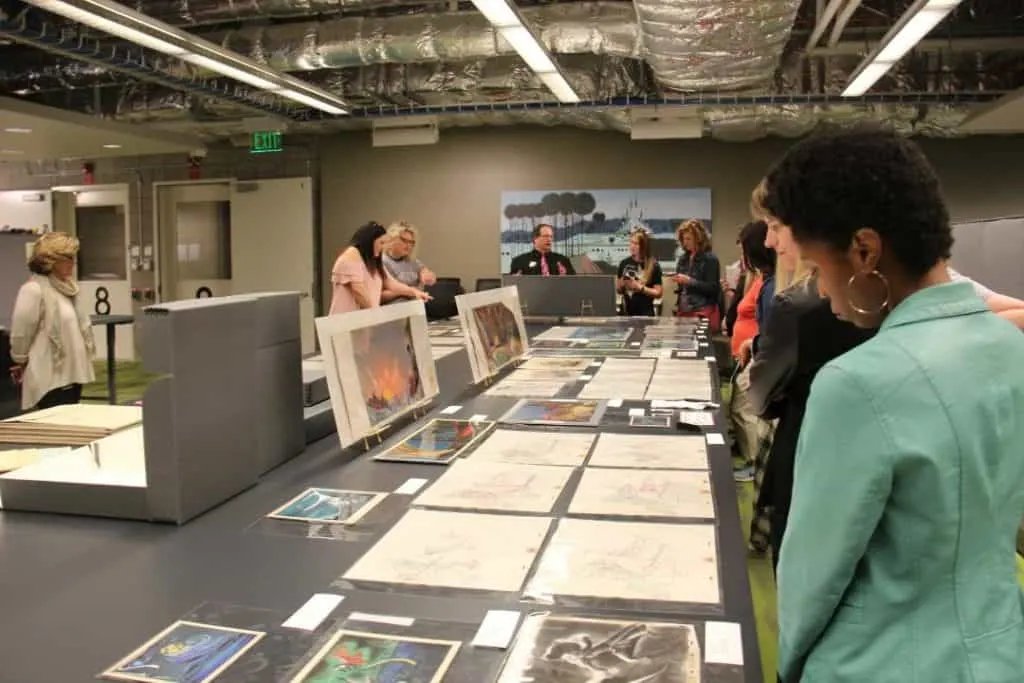 Take a little tour of the Disney Animation Research Library!