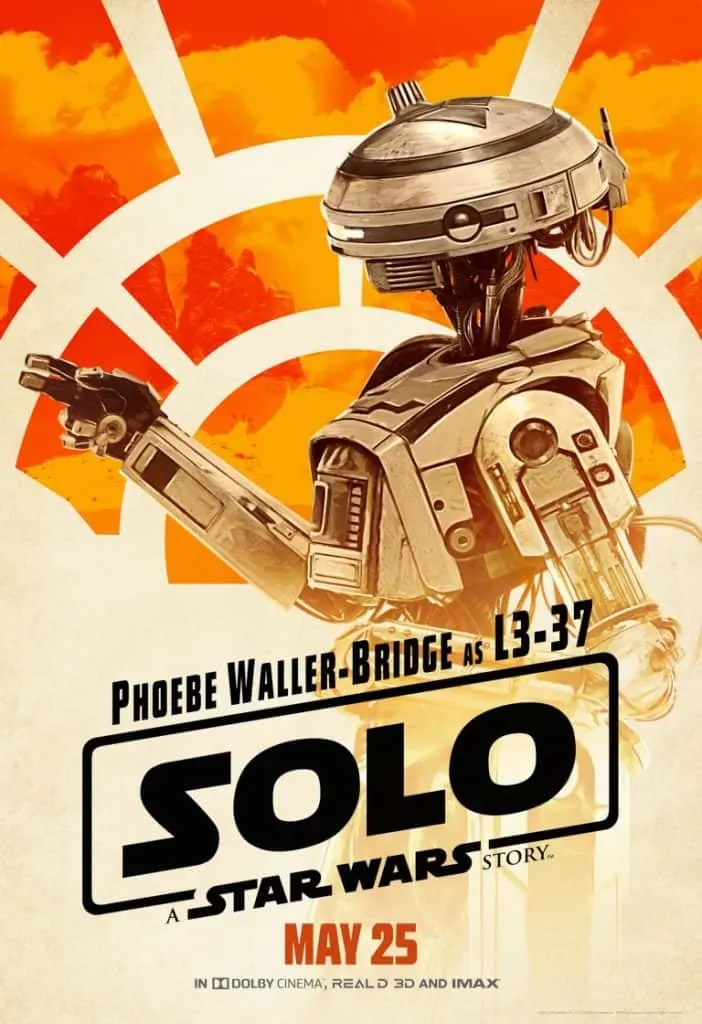 L3-37 is Solo's sassy droid.