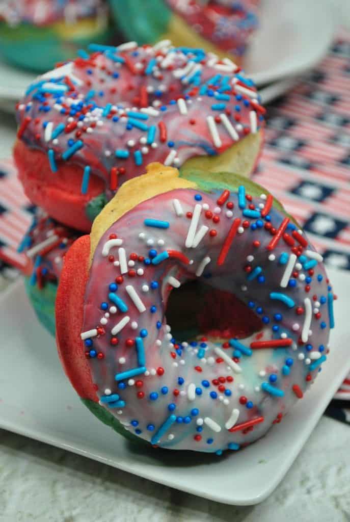 Make Captain America Donuts for National Donut Day!