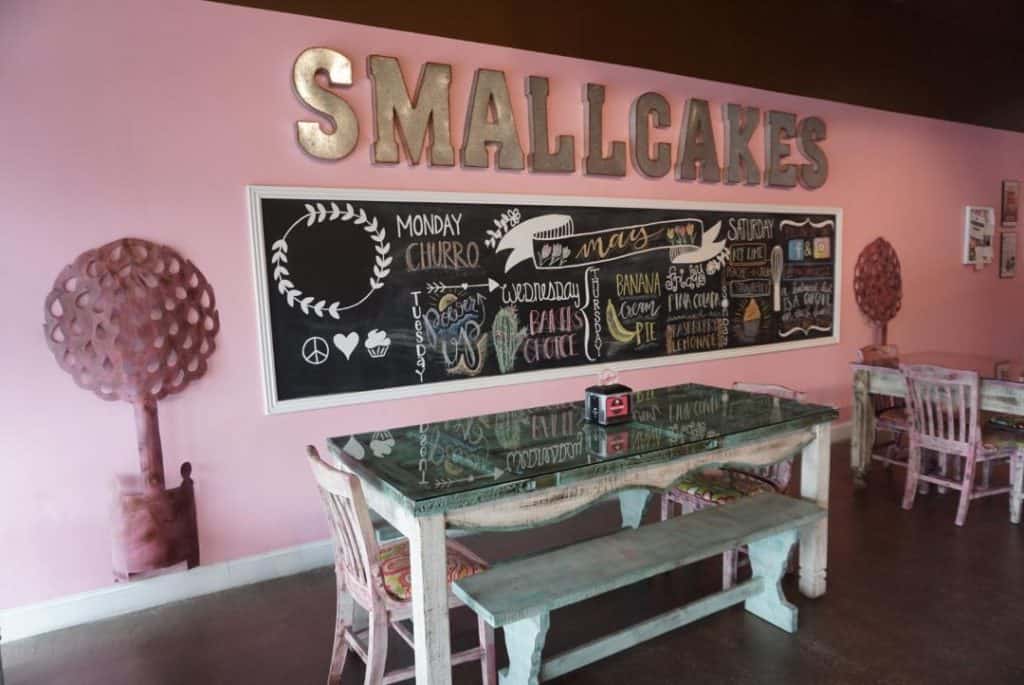 Smallcakes Cupcakes in St. Simons is pink and lovely!