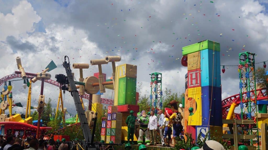 Tim Allen at the Toy Story Land Grand Opening