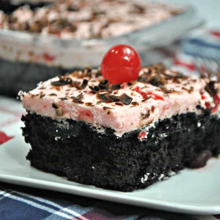 Chocolate Cherry Dr Pepper Cake recipe - a summer dessert hit!