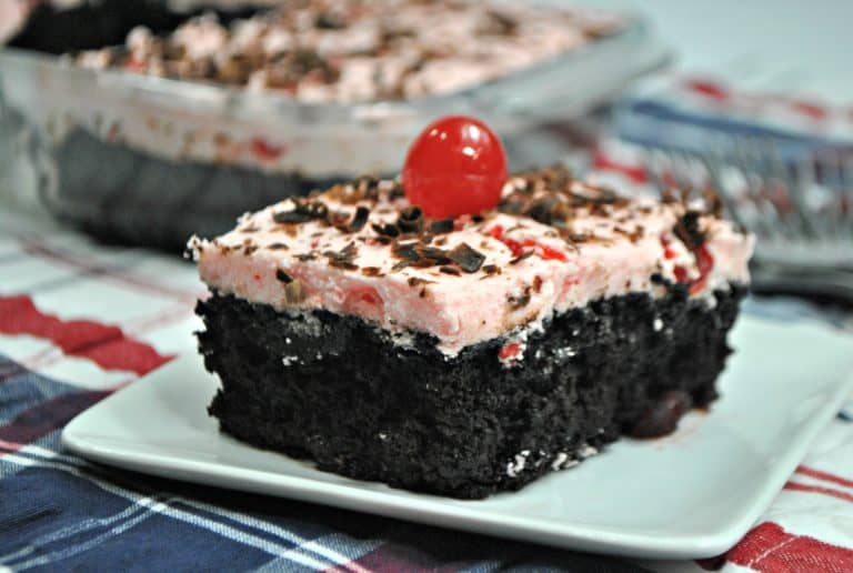 Chocolate Cherry Dr Pepper Cake recipe - a summer dessert hit!