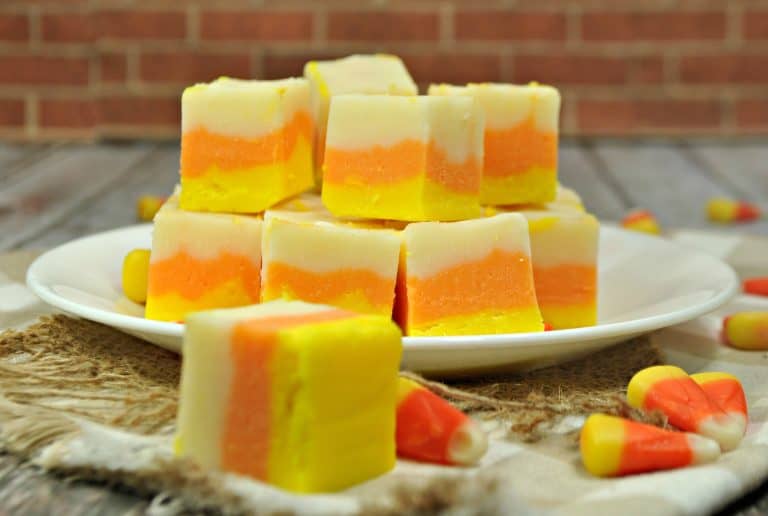 Easy candy corn fudge recipe