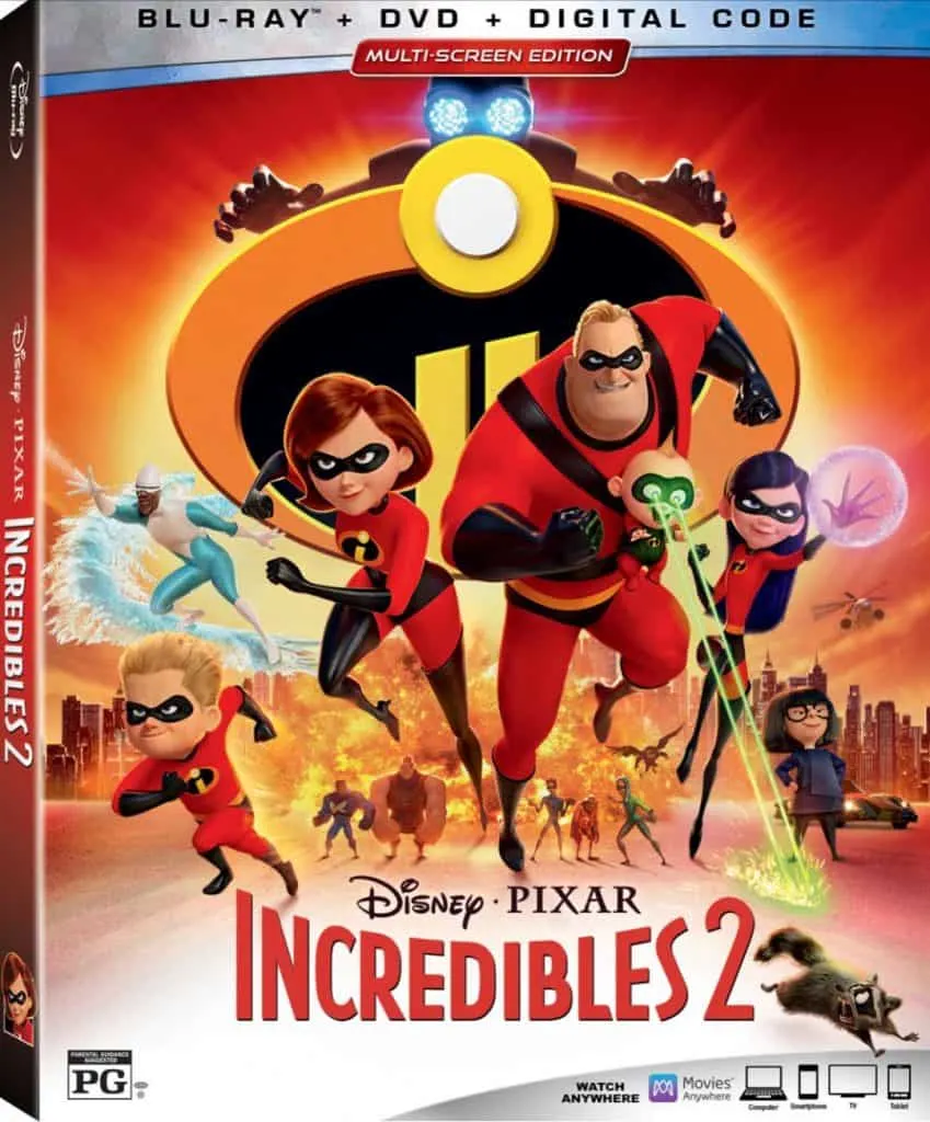 Incredibles 2 is on Bluray on November 6th!