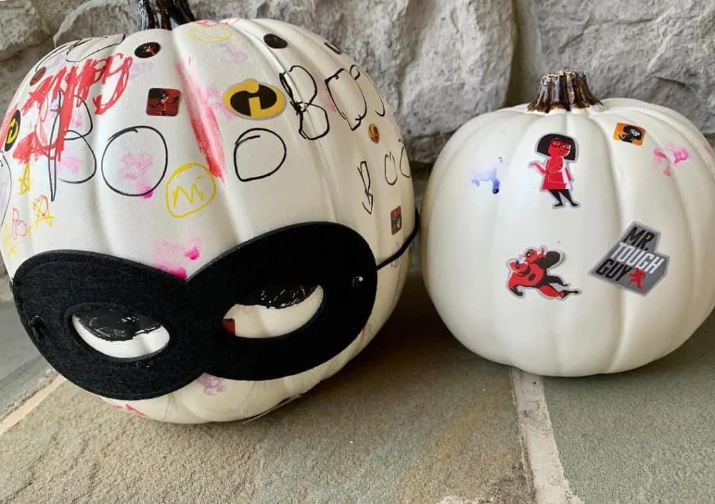 Incredibles 2 pumpkins