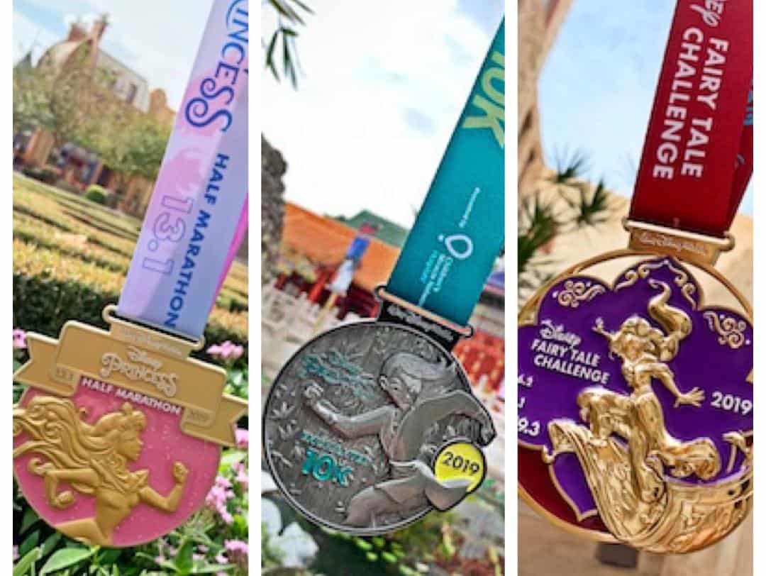 2019 Princess Half Marathon Weekend Medals - Check them out here!