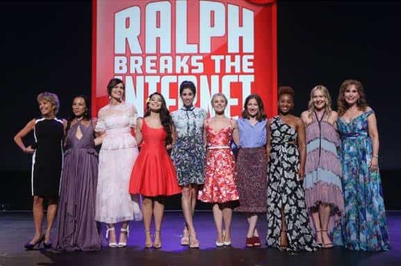 All of the Disney Princess voice up on stage on D23 Expo.