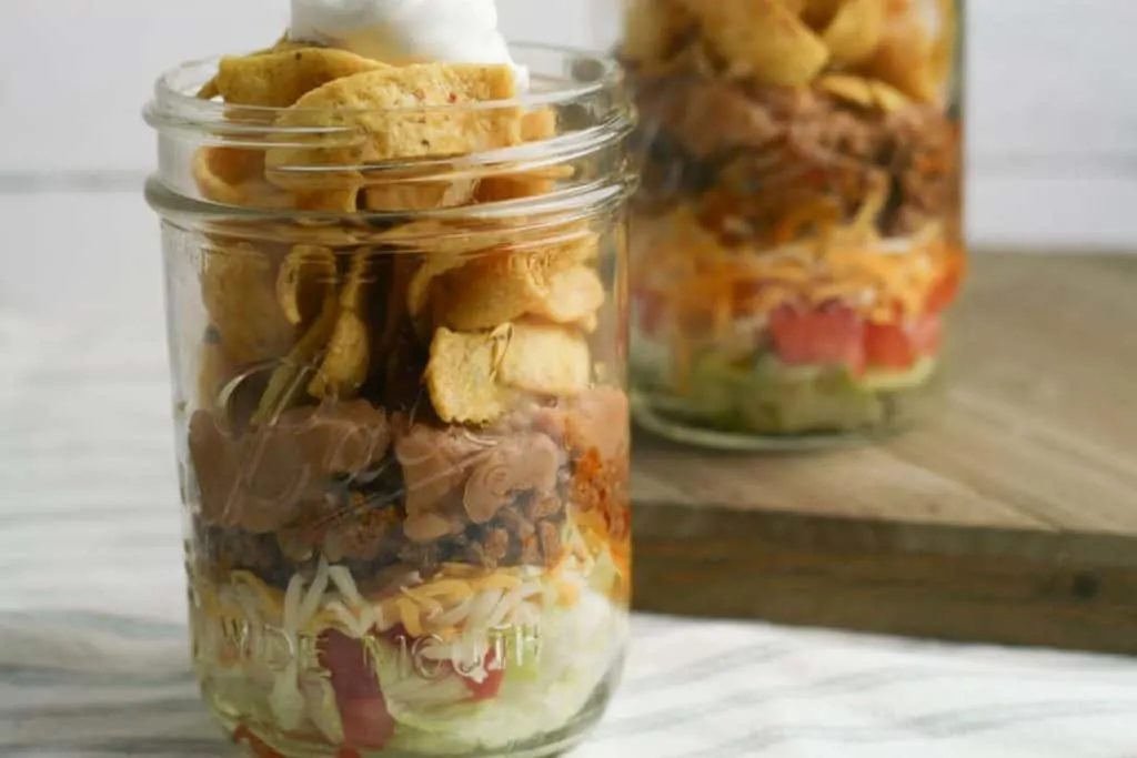 Easy Fritos Pie in a Jar recipe