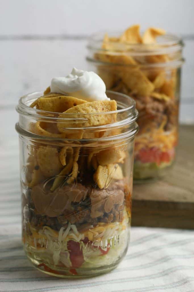 Easy Walking Taco Recipe in a Jar