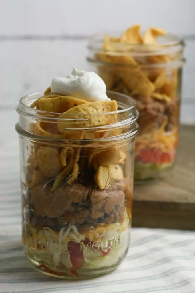 Easy Walking Taco Recipe in a Jar