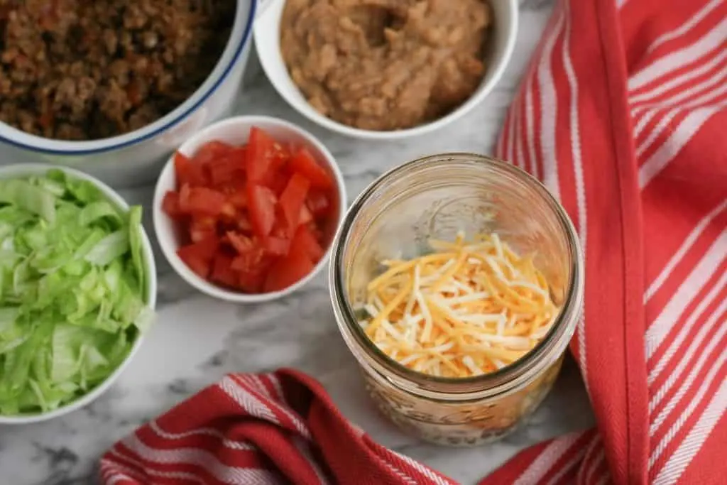 Ingredients for Walking Taco Recipe