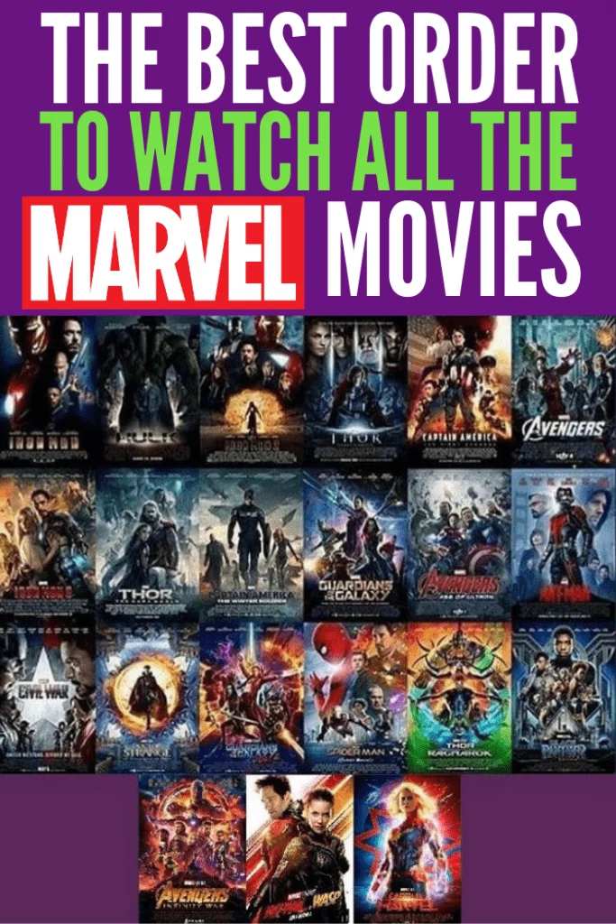 The Best Order to Watch All the Marvel Movies, especially before Avengers: Endgame. Here are Marvel movie lists of how to watch Marvel movies in chronological order, by release date, and a short list when you don't have much time to get caught up.