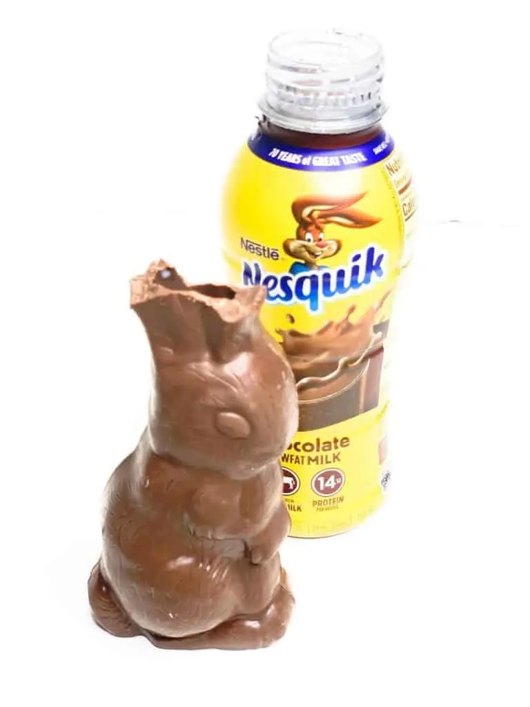 Have you tried chocolate milk in your chocolate Easter bunny?