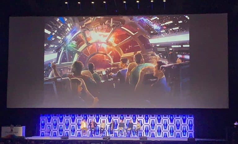 Details of Millennium Falcon Smugglers Run in Disneyland