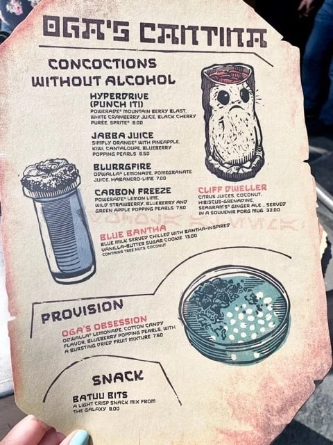 Oga's Cantina Non-alcoholic Drinks