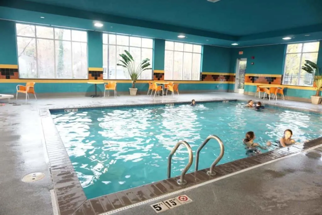 Pool at Holiday Inn Suites Williamsburg Historic Gateway
