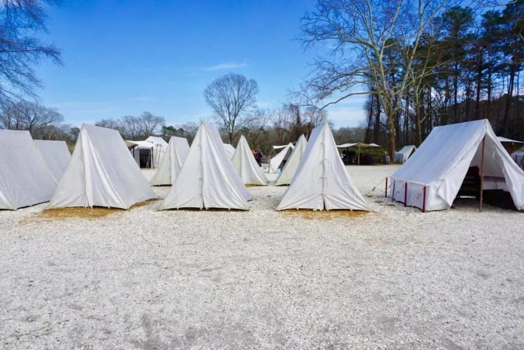Yorktown Soldier Encampment