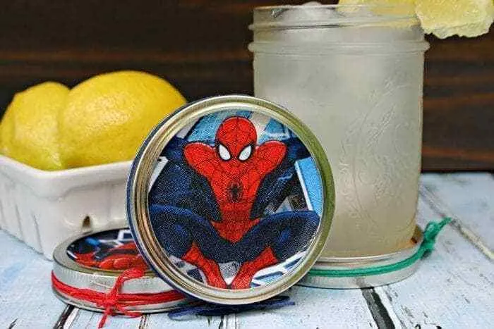 DIY Superhero Coasters including Spider-Man Craft