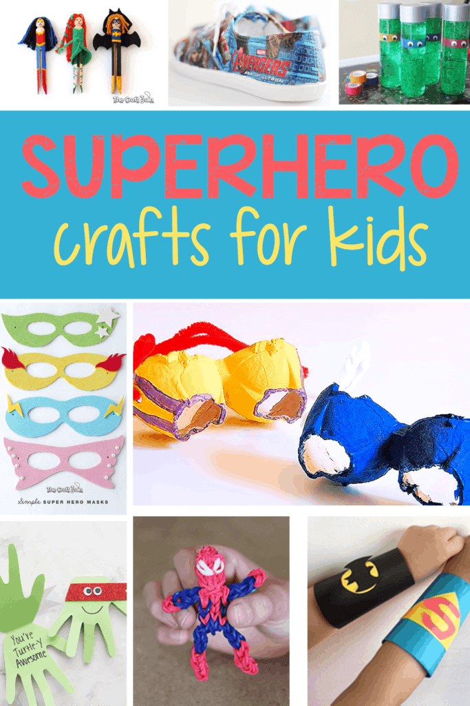 20 Fun Superhero Crafts for Kids