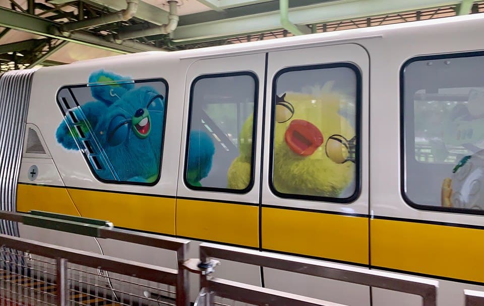 toy story 4 monorail