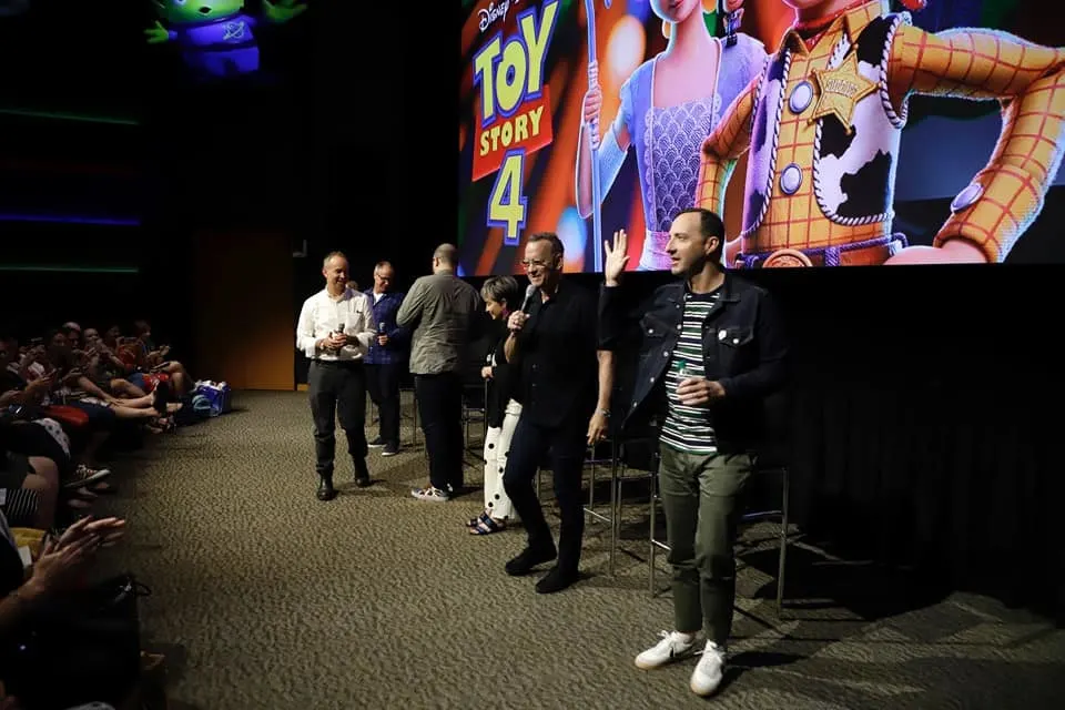 Interview with Tom Hanks, Annie Potts, and Tony Hale from Toy Story 4