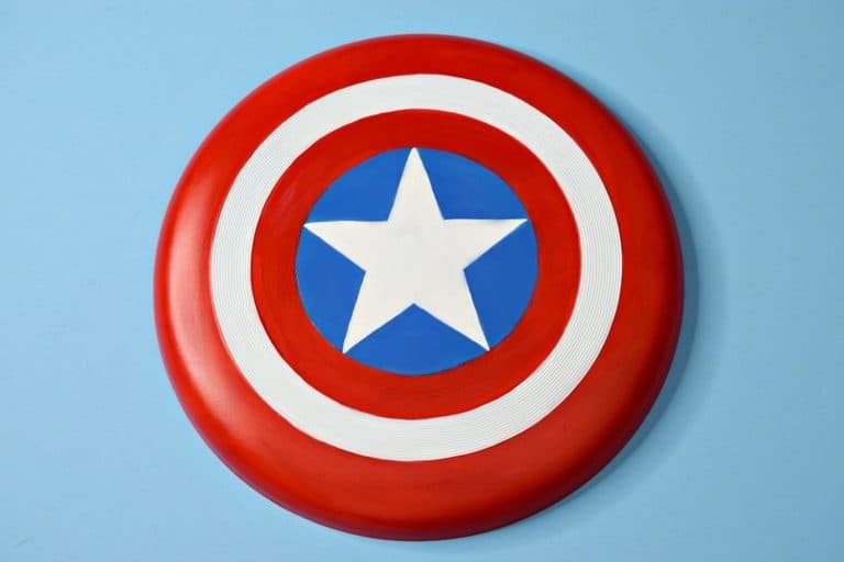 DIY Captain America Frisbee