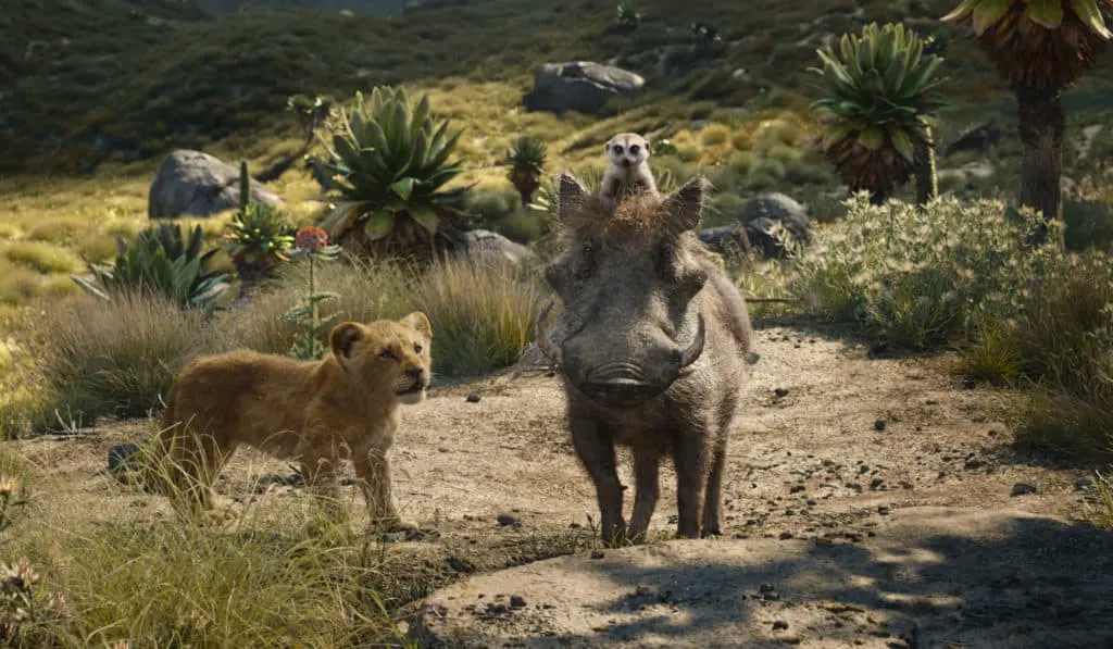 Pumbaa and Timon bring the humor and funny to The Lion King.