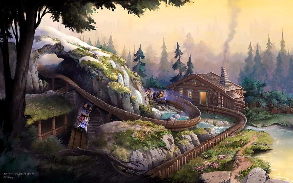 Frozen-themed roller coaster Hong Kong Disneyland