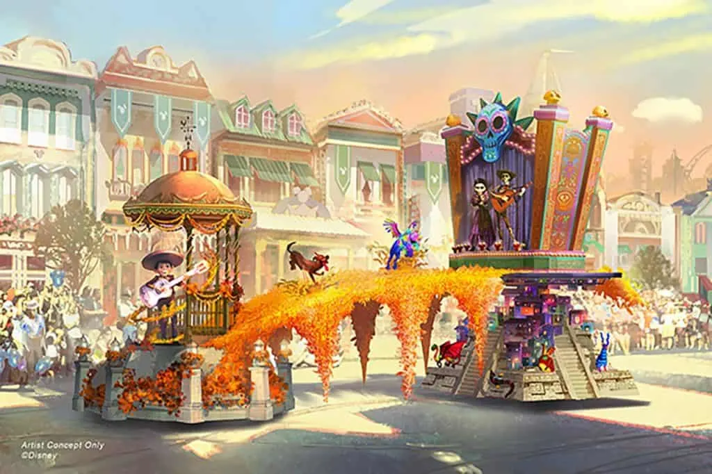 Magic Happens Parade with Pixar Coco