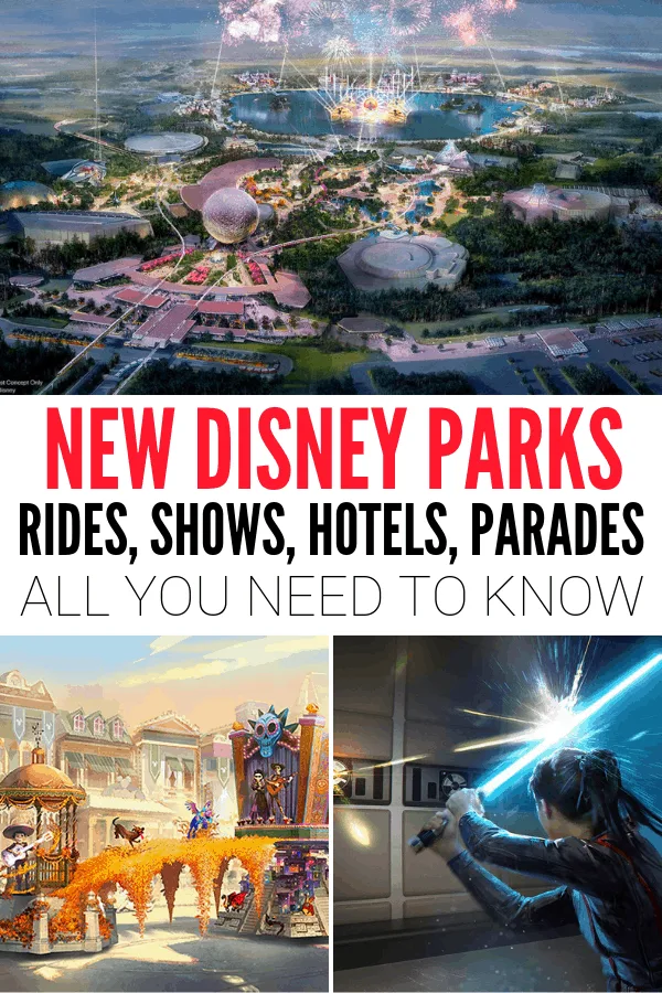 New Disney Parks Announcements including rides, shows, parades, and food!