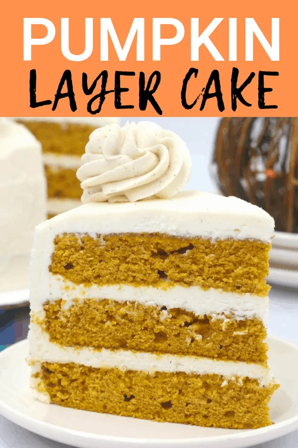 Fun fall recipe for pumpkin layer cake!