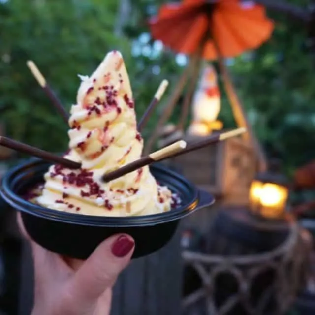 Fancy Dole Whips at The Tropical Hideaway Disneyland
