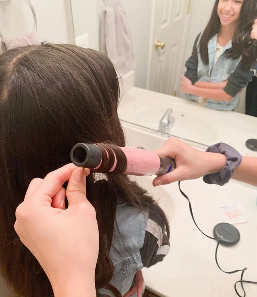 Curling Wand tutorial for girls