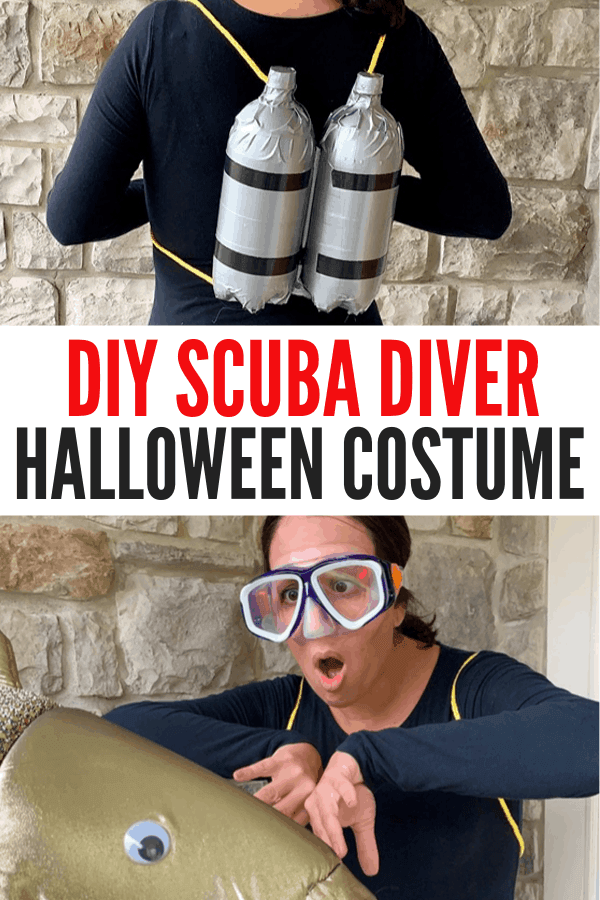 DIY Scuba Diver costume instructions