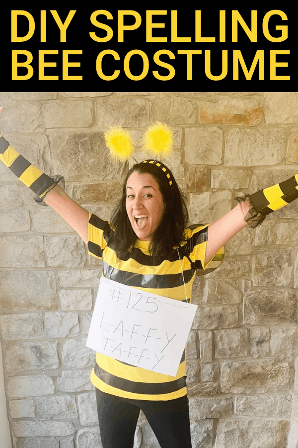 How to make a DIY Spelling Bee Costume